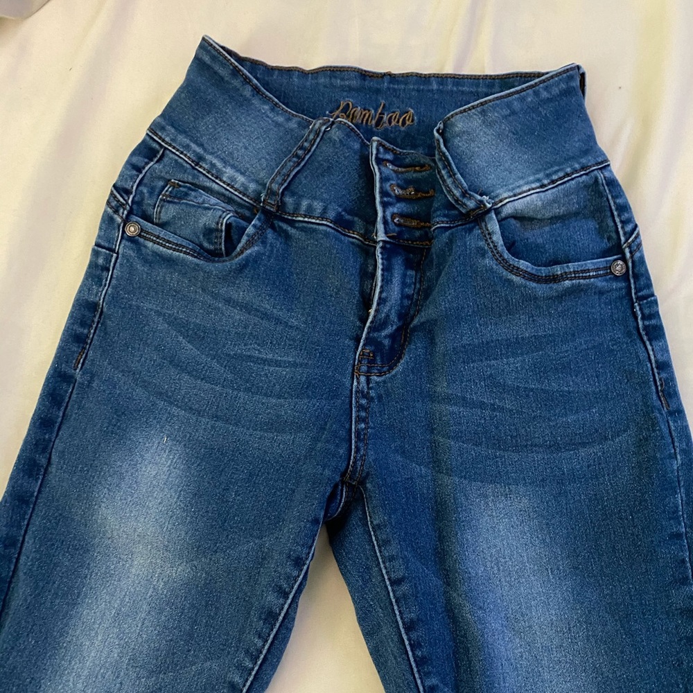 high waisted bamboo jeans